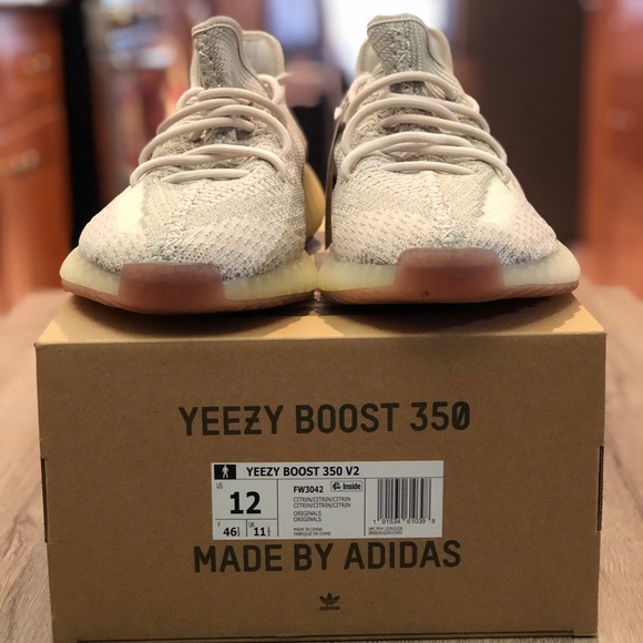 🛑SOLD🛑adidas Yeezy Boost 350 V2 Citrin FW3042 - Picture 2 of 13